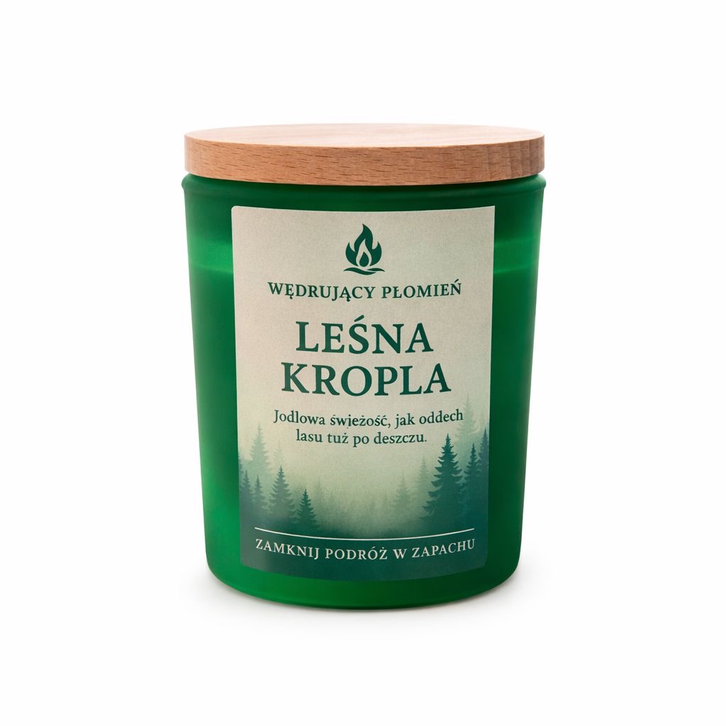 Świeca Zpachowa - "Leśna Kropla"