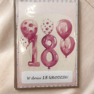 Kartka na 18 urodziny