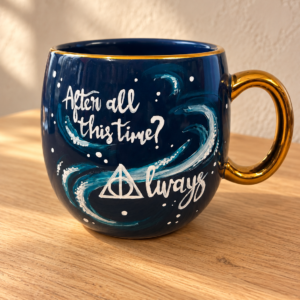 Ręcznie malowany kubek „Always” z patronusem