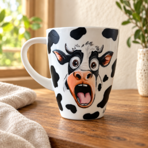 Kubek ceramiczny ręcznie malowany